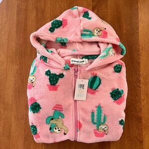 Weekend Edition Adult Onesie Cactus Sloth Large